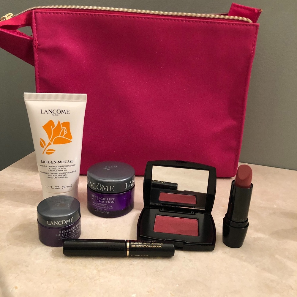 NWT Lancome | Renergie 6 Piece Gift Set w/ Bag